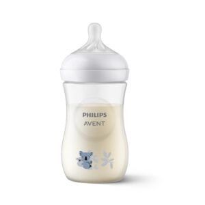 avent bib natural 3.0 teat 1m 260ml scy90367 deco koala.jpg