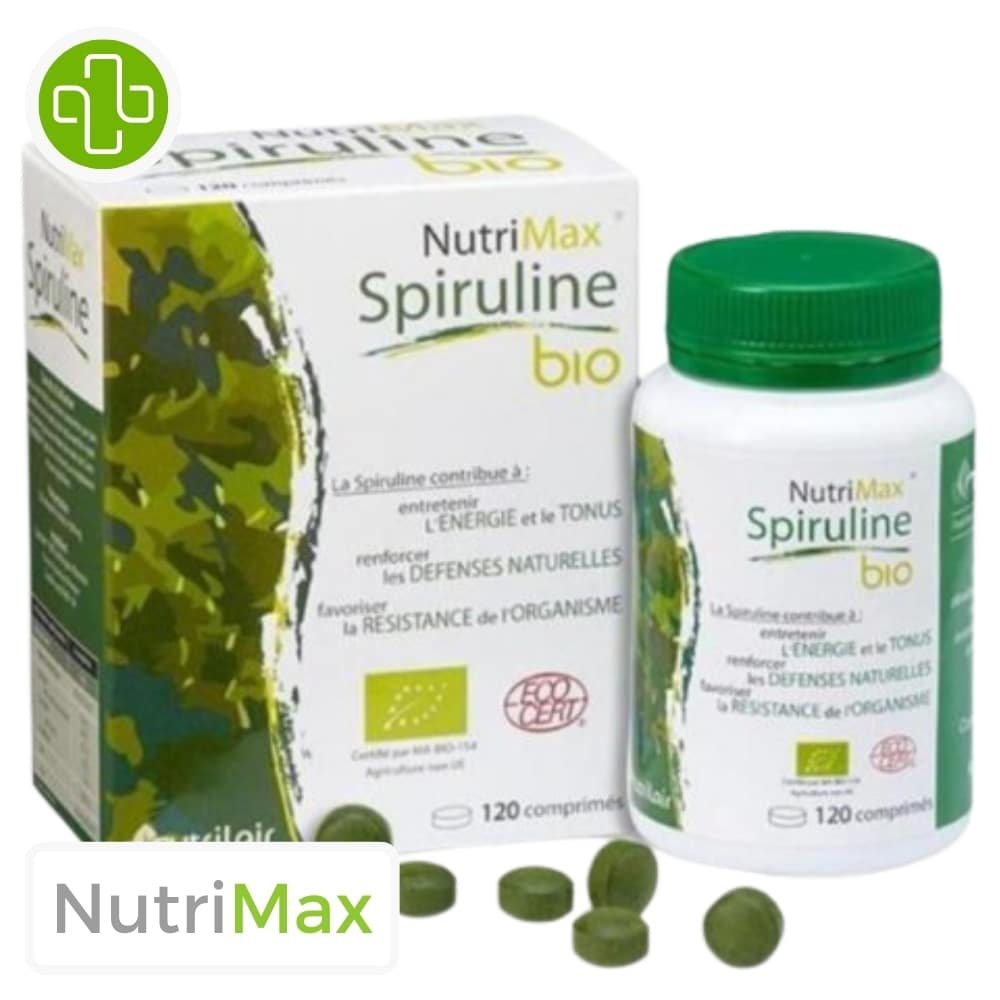 nutrilair nutrimax spiruline bio 120 comprimes 60g.jpg nutrilair nutrimax spiruline bio 120 comprimes 60g.jpg