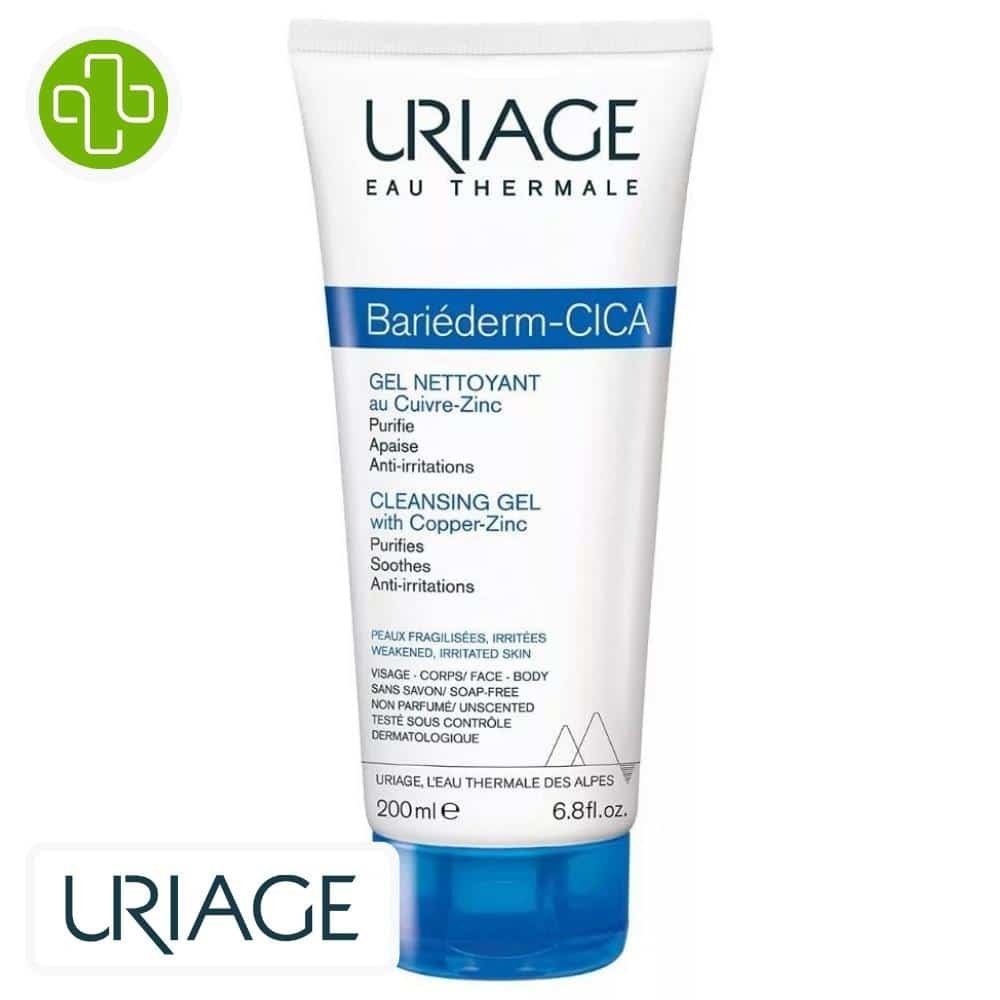 uriage bariederm cica gel nettoyant purifiant 200ml.jpg uriage bariederm cica gel nettoyant purifiant 200ml.jpg