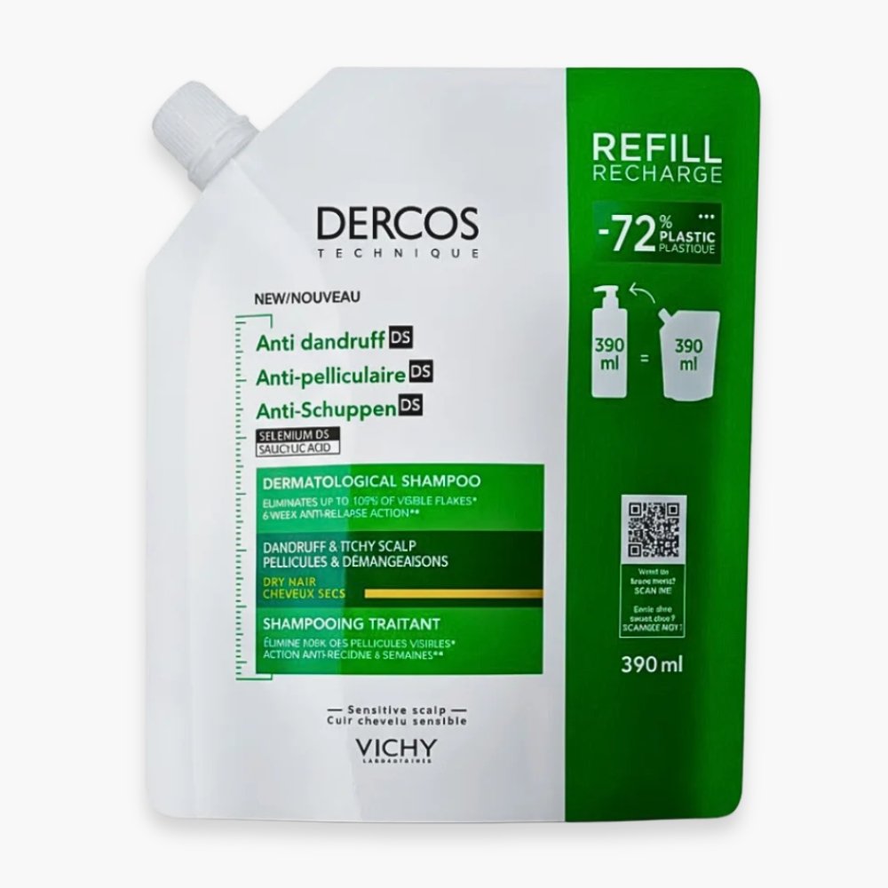 vichy dercos ds shampoing traitant anti pelliculaire cheveux secs eco recharge 390ml.jpg vichy dercos ds shampoing traitant anti pelliculaire cheveux secs eco recharge 390ml.jpg