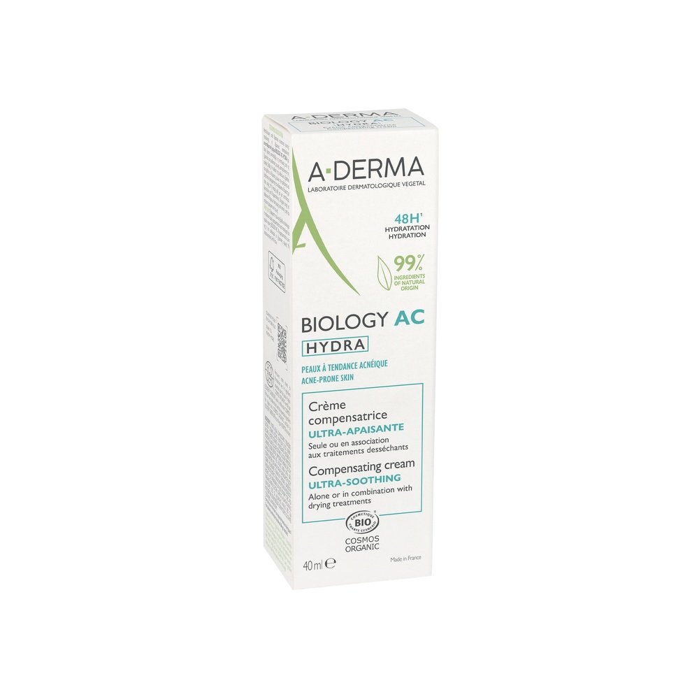 a derma – biology ac hydra creme compensatrice ultra apaisante – 40ml a derma – biology ac hydra creme compensatrice ultra apaisante – 40ml