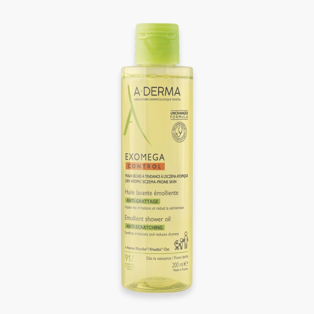 a derma – exomega control huile lavante emolliente anti grattage – 200ml