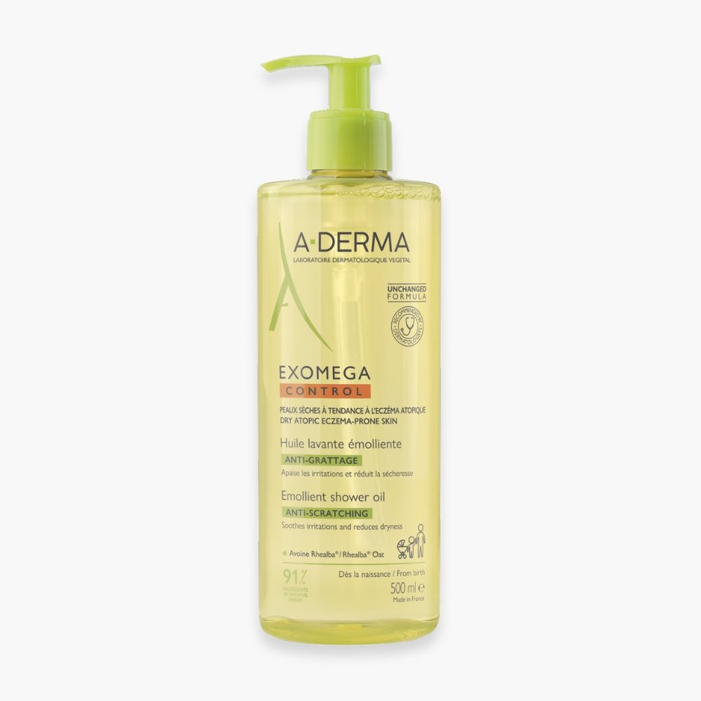 a derma – exomega control huile lavante emolliente anti grattage – 500ml