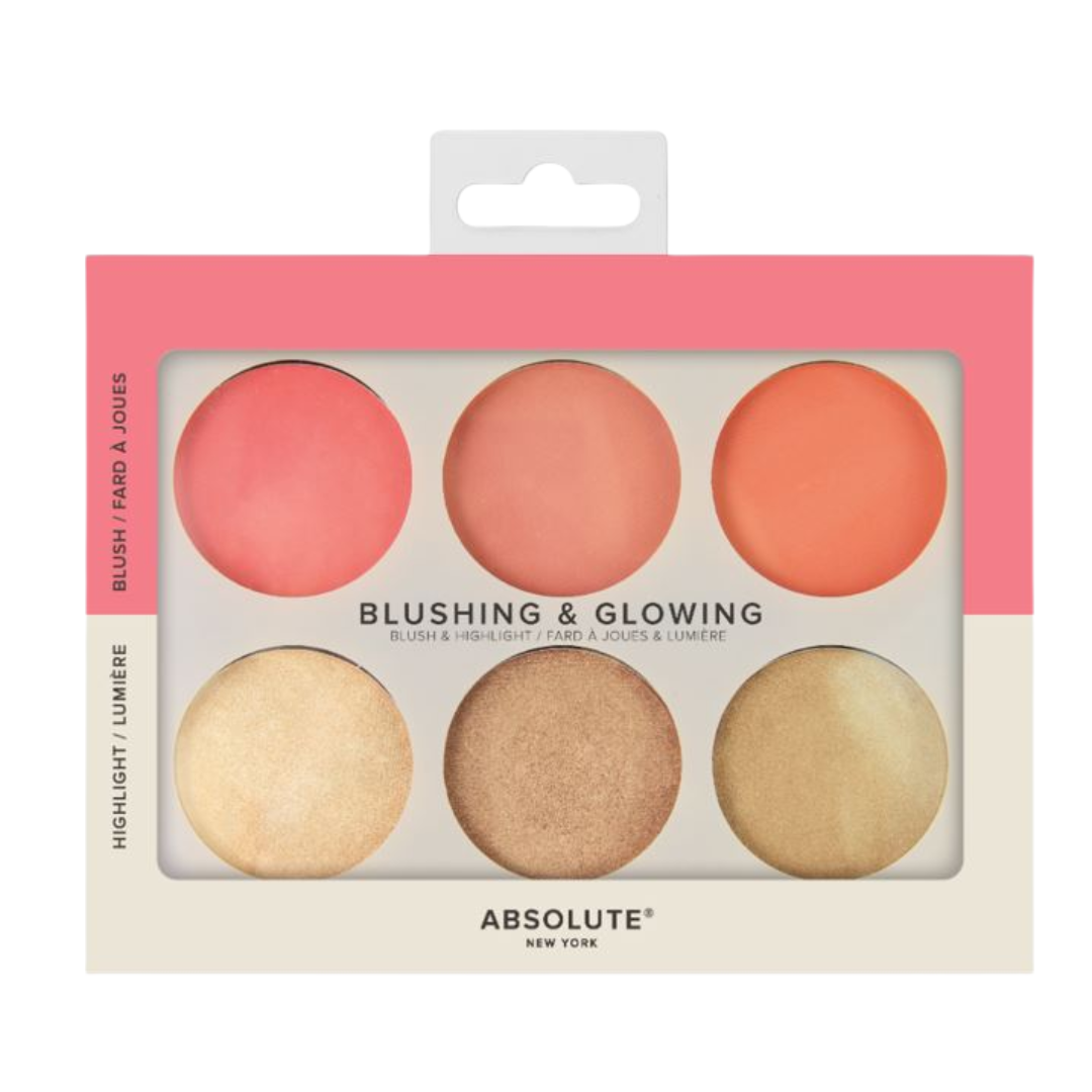 absolute new york – blushing & glowing palette light