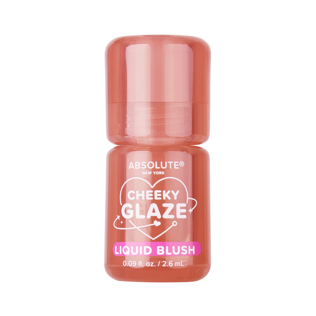 absolute new york – cheeky glaze liquid blush soft peach