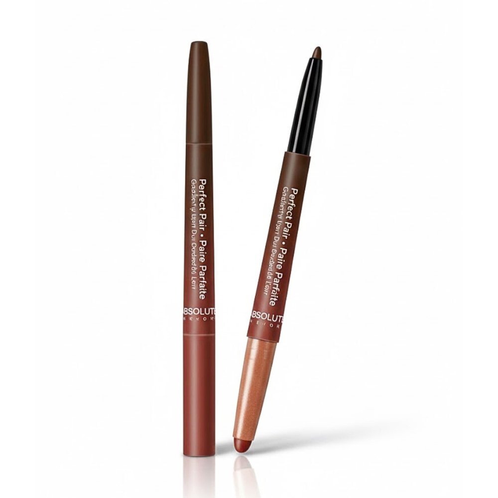 absolute new york – lipstick duo malted chai