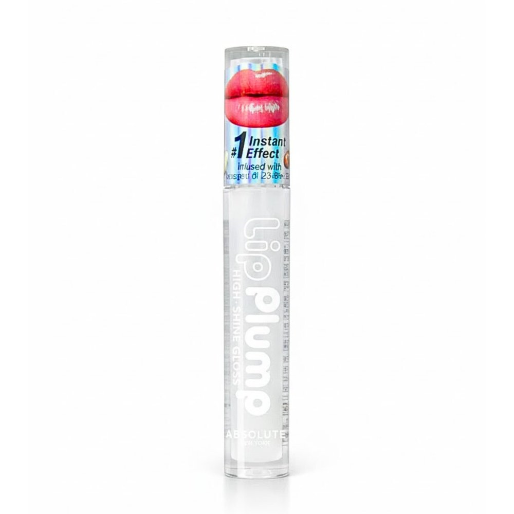 absolute new york – lipstick perfecting plumping gloss clear