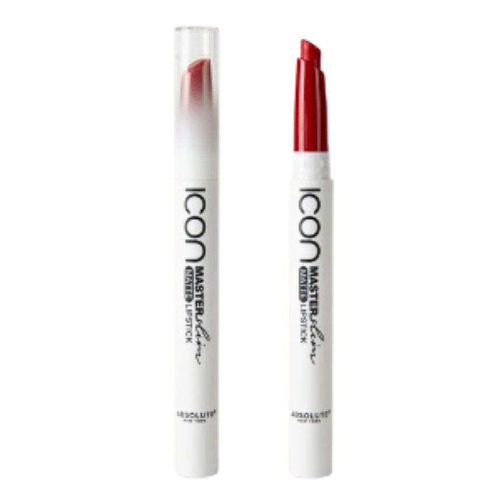 absolute new york – master slim matte lipstick cherry red 17