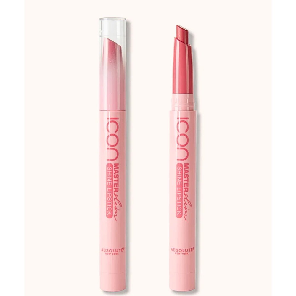 absolute new york – master slim shine lipstick salmon pink 26