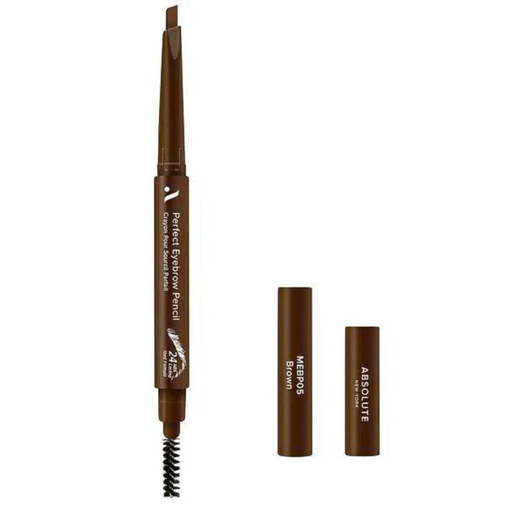 absolute new york – perfect eyebrown pencil brown hard formula