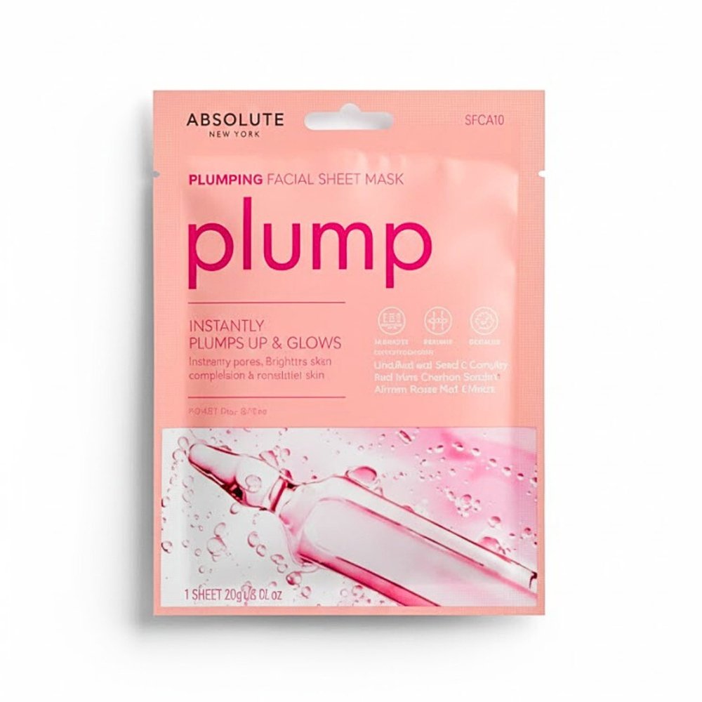 absolute new york – plumping facial sheet mask