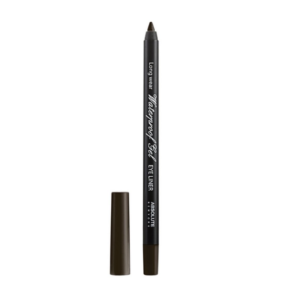 absolute new york – waterproof gel eyeliner dark brown
