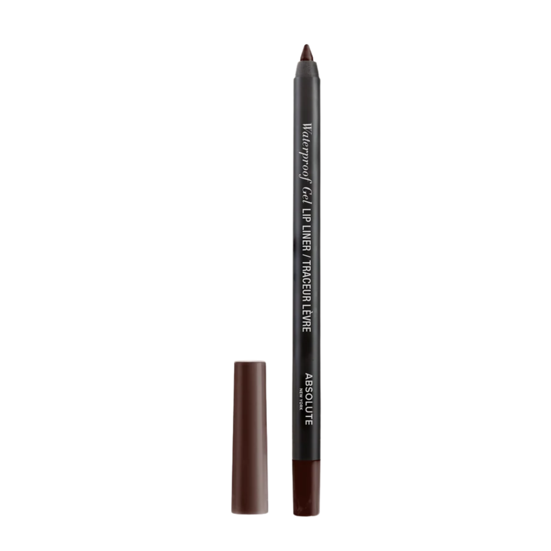 absolute new york – waterproof gel lipstick liner chocolate