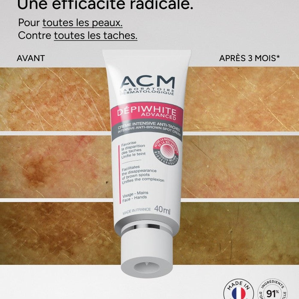 acm – depiwhite advanced creme intensive anti taches – 40ml acm – depiwhite advanced creme intensive anti taches – 40ml