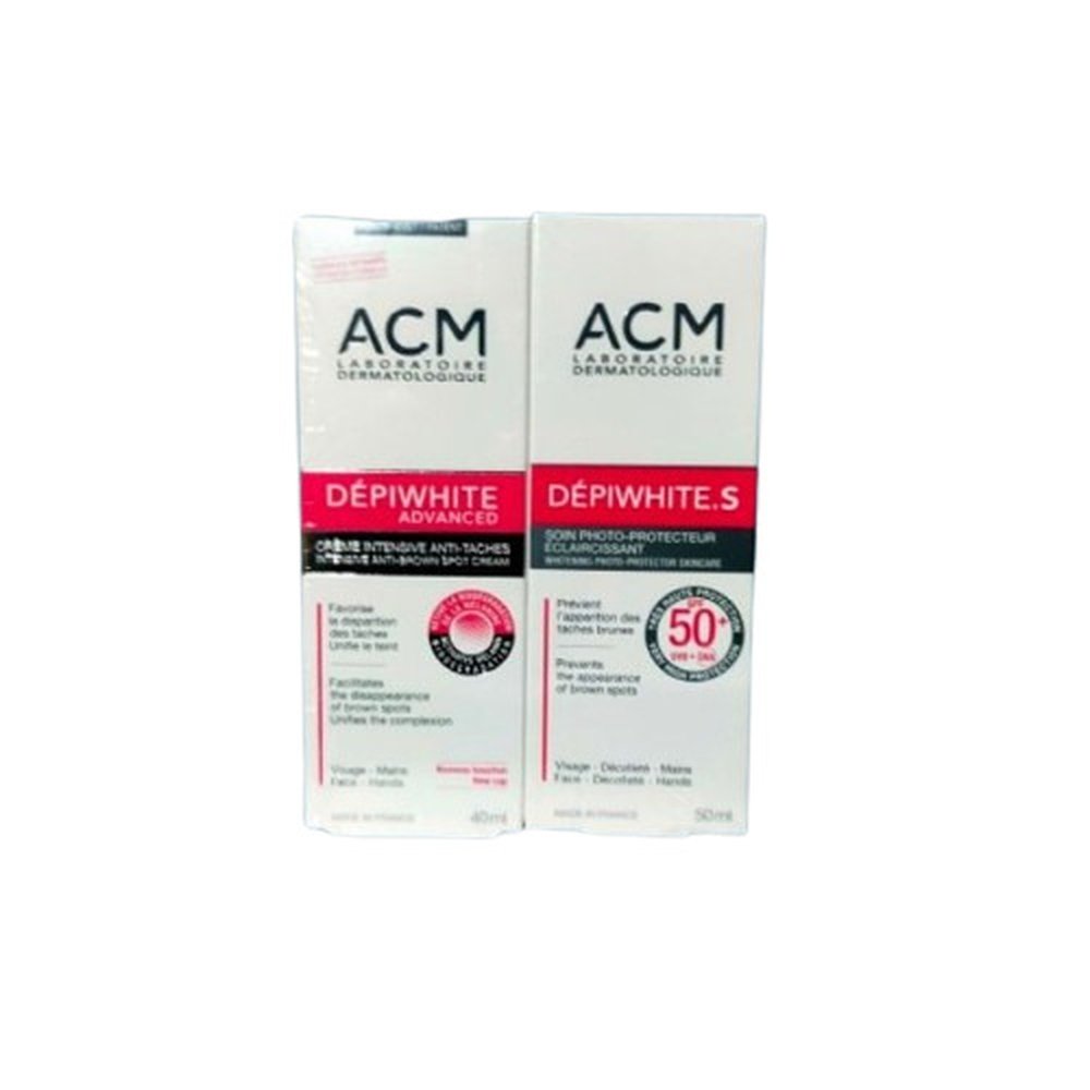 🎁 pack 🎁 – acm – depiwhite advanced creme 40ml+depiwhite s spf50+ 50ml pack