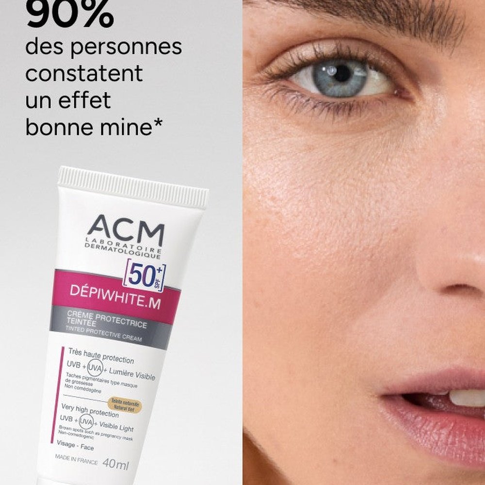 acm – depiwhite m teintee creme protectrice spf50+ – 40ml acm – depiwhite m teintee creme protectrice spf50+ – 40ml