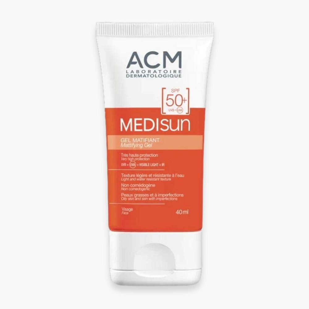 acm – medisun gel matifiant spf50 – 40ml