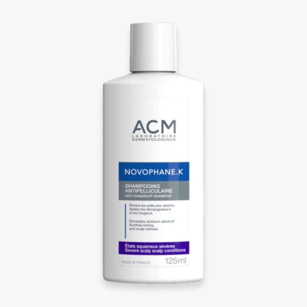 acm – novophane k shampoing anti pelliculaire pellicules severes – 125ml