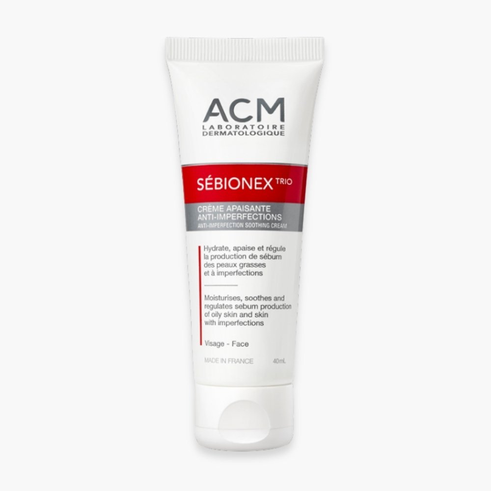 acm – sebionex trio creme apaisante anti imperfections – 40ml