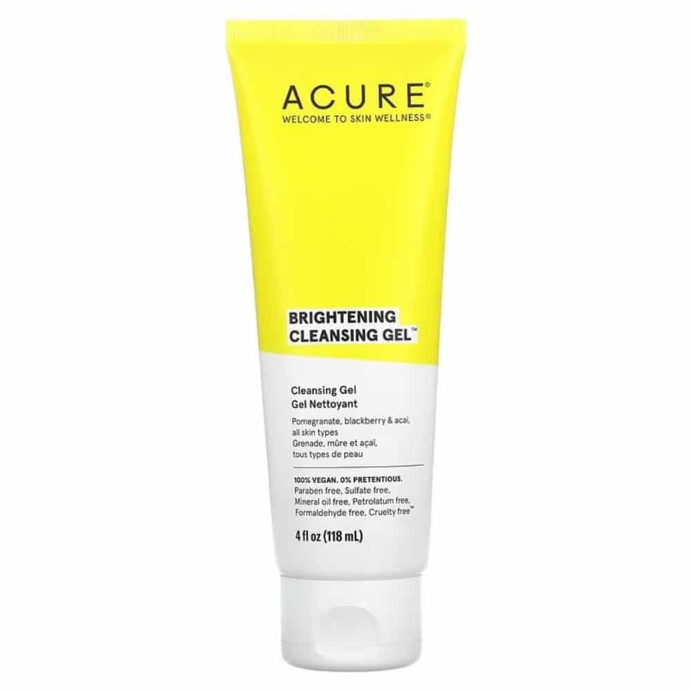 acure – brightening cleansing gel – 118ml