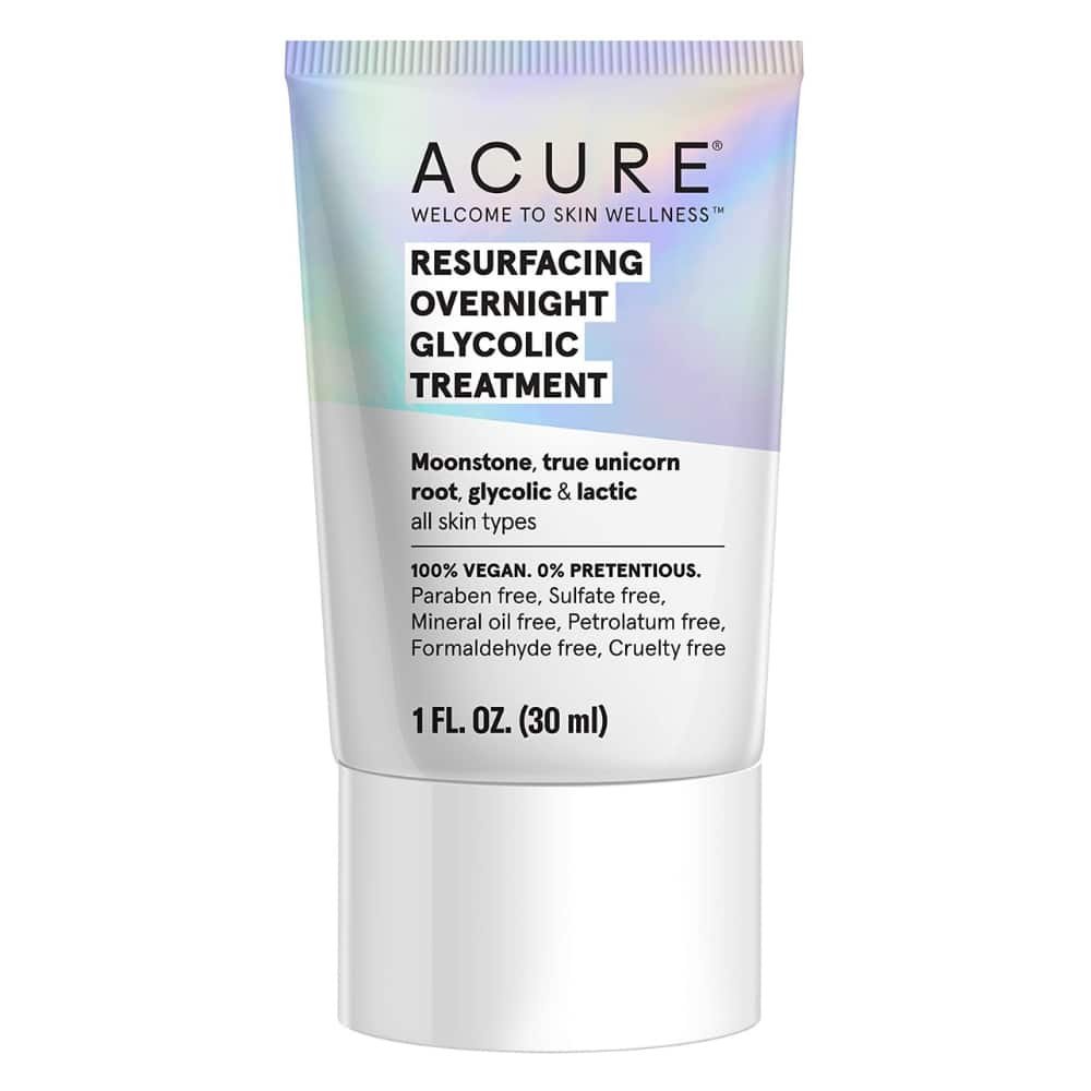 acure – resurfacing overnight glycoliq treatment (resurfacant de nuit) – 30ml