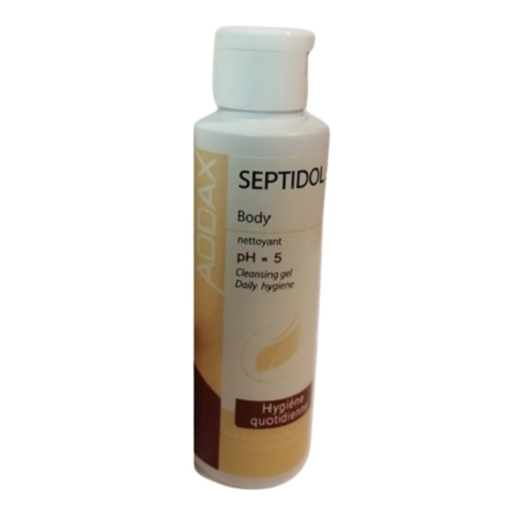 addax – septidol 5 body gel nettoyant quotidien ph 5 – 125ml