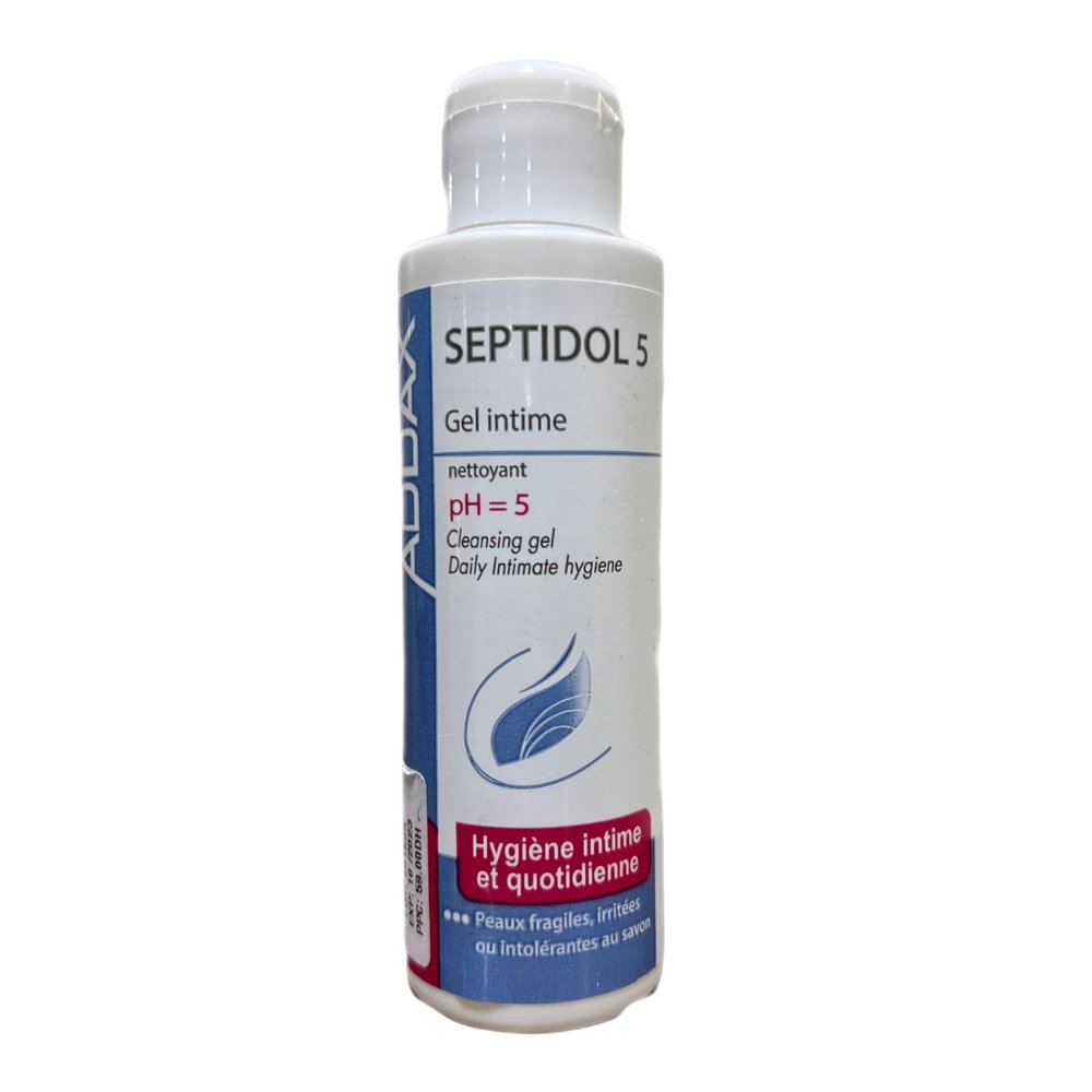 addax – septidol 5 gel nettoyant intime quotidien ph 5 – 125ml