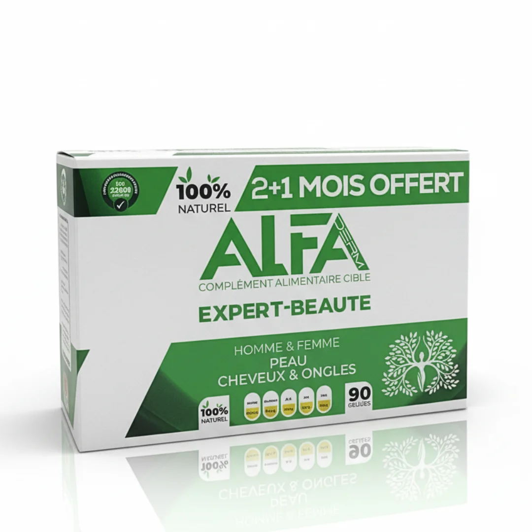 alfaderm – 3 unites expert beauty 2+1 mois offert