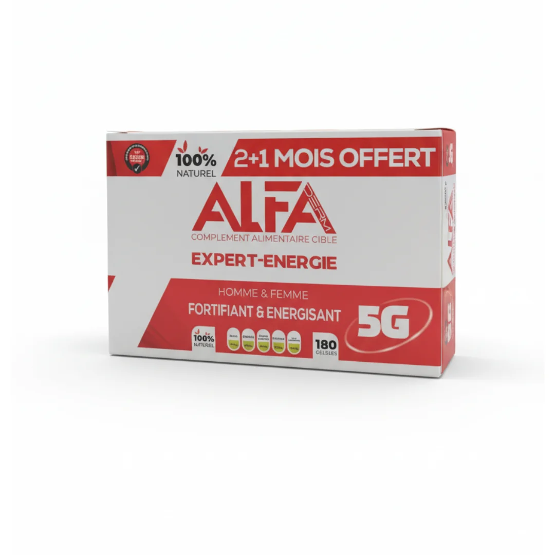 alfaderm – 3 unites expert energie 2+1 mois offert