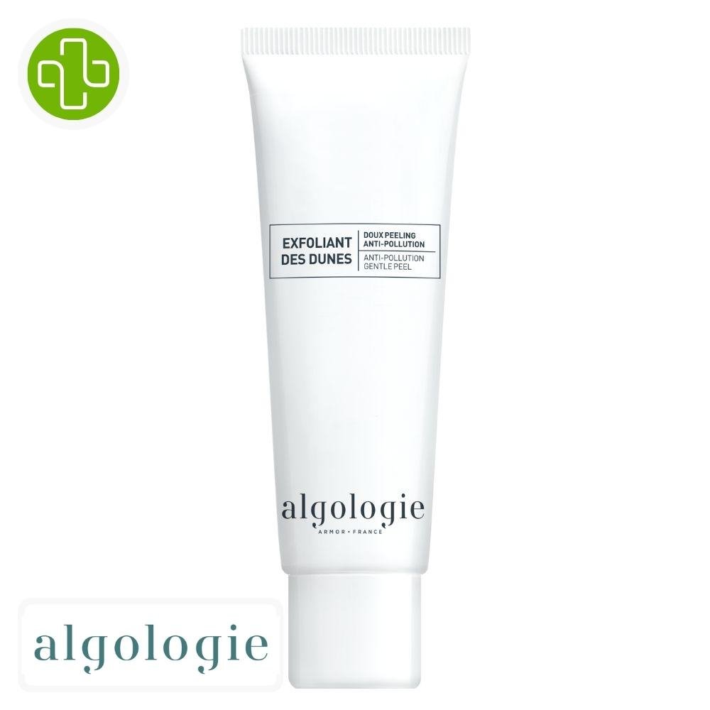 algologie – exfoliant des dunes doux peeling anti pollution – 50ml