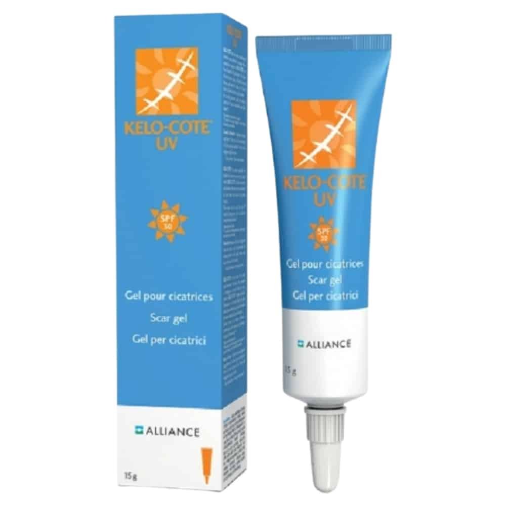 alliance – kelo cote uv gel pour cicatrices silicone spf30 – 15g