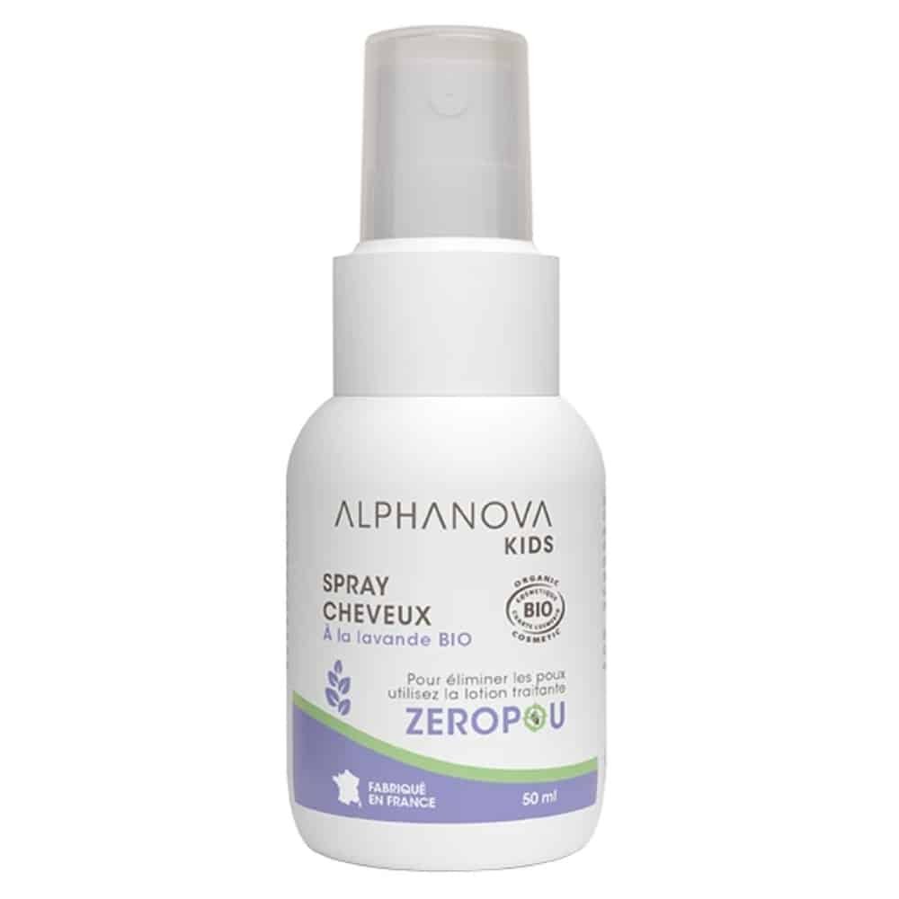 alphanova – kids spray cheveux anti poux a la lavande – 50ml