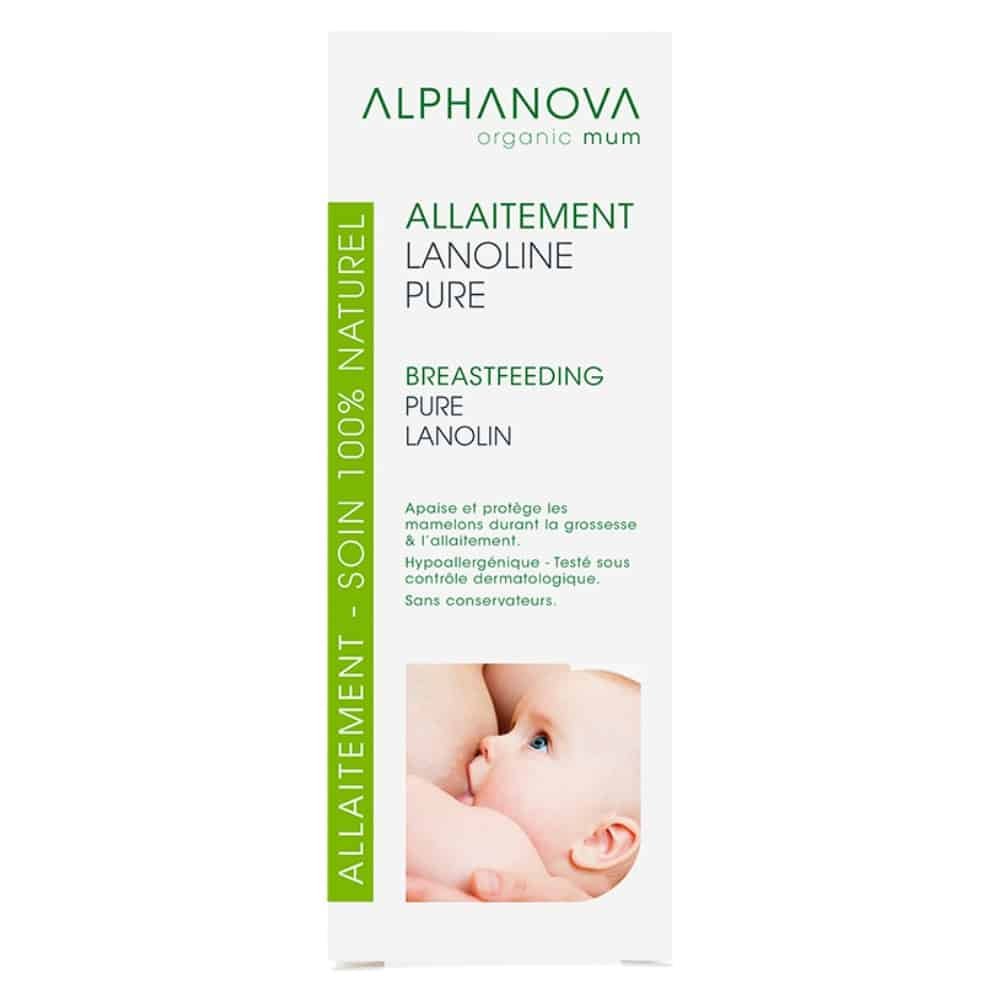 alphanova – organic mum allaitement lanoline pure – 40ml