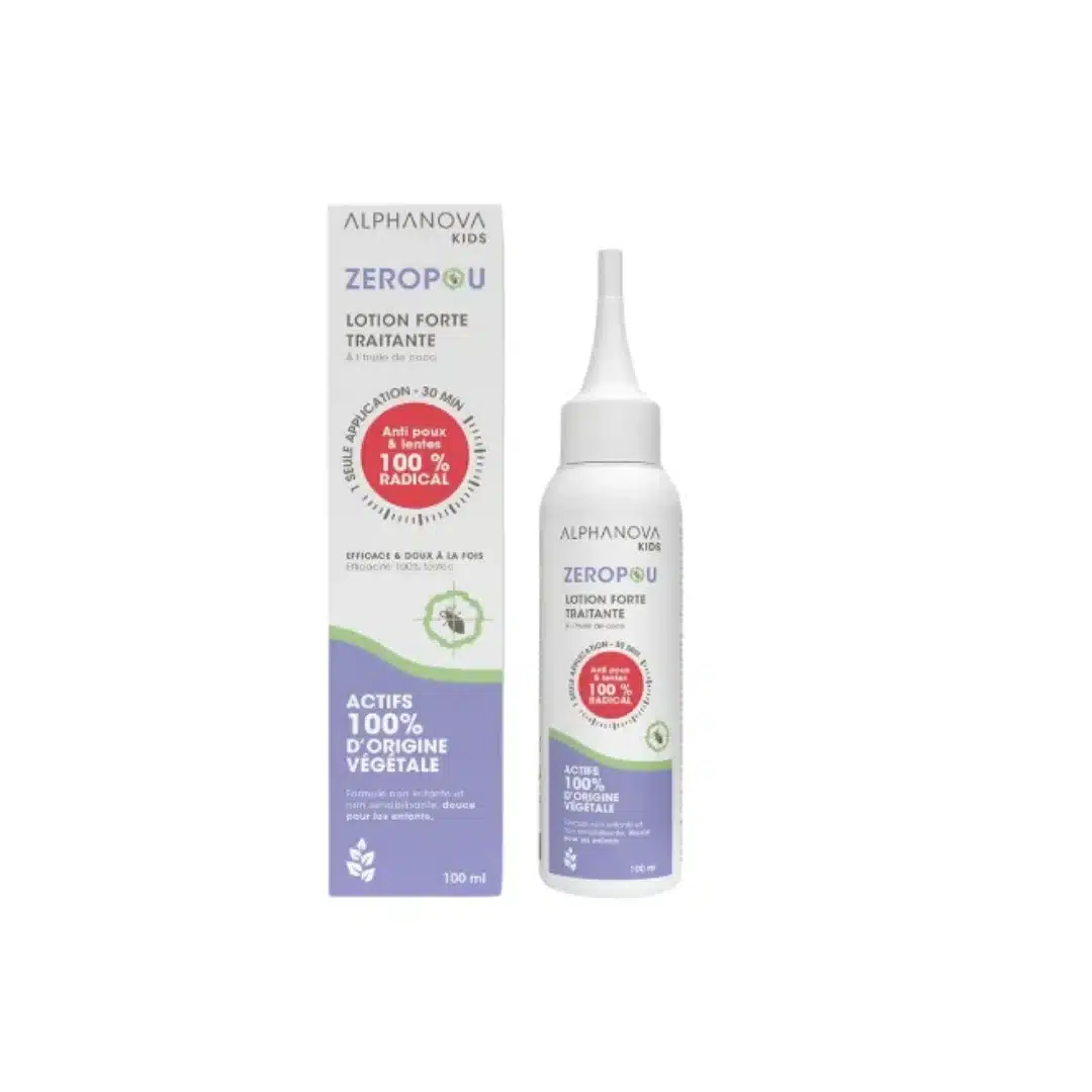 alphanova – zeropou lotion anti poux et lentes – 100ml