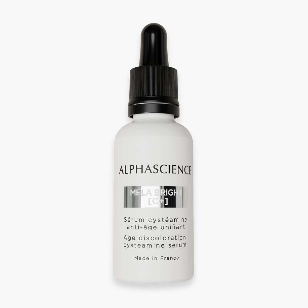 alphascience – mela bright (c+) serum cysteamine anti age unifiant – 30ml