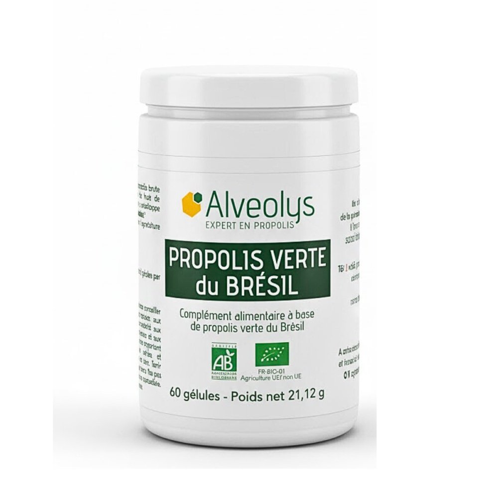 alveolys – propolis verte du bresil – 60 gelules