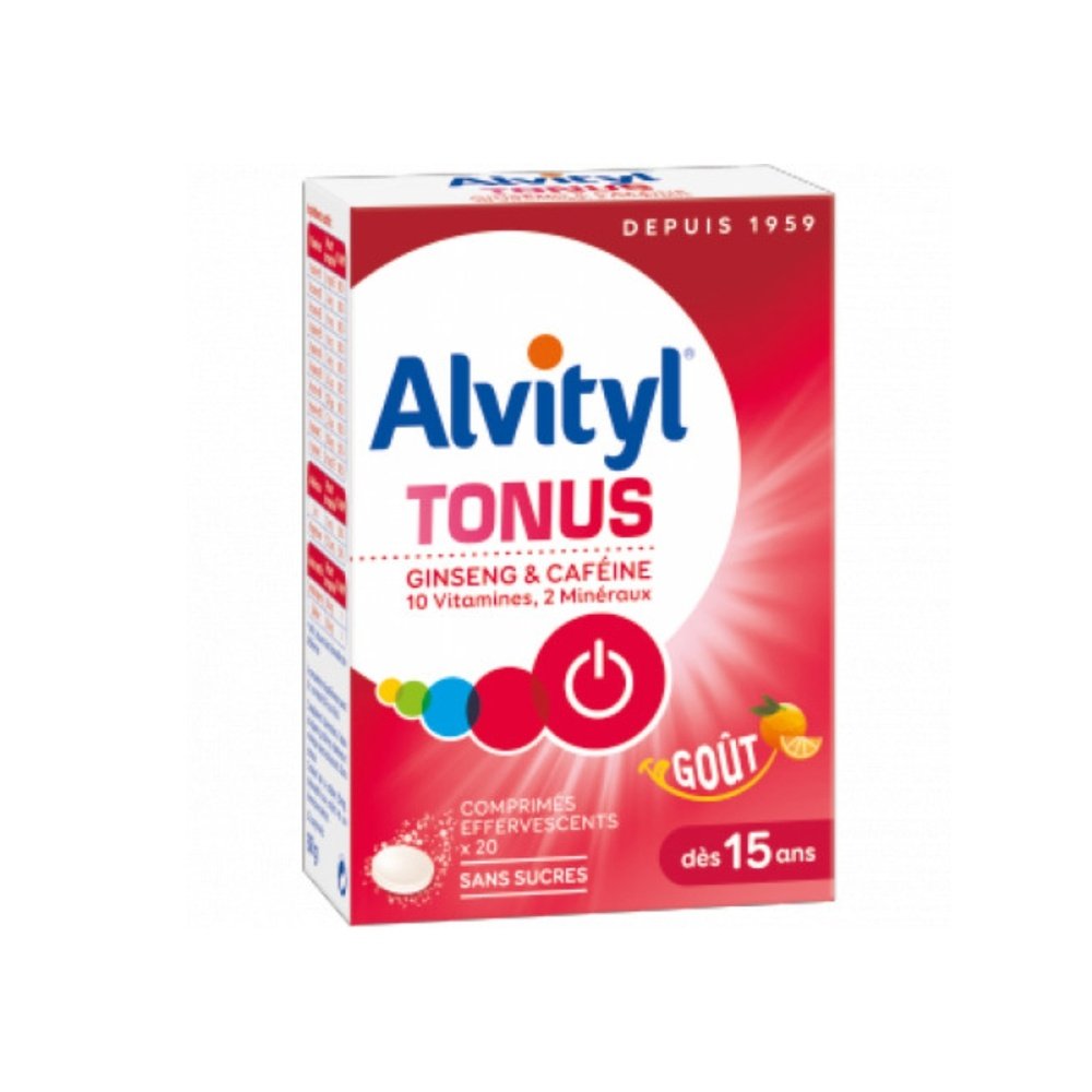 alvityl – tonus comprimes effervescents boite de 20cps