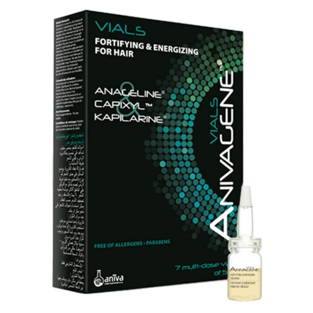 anivagene – ampoules capillaires fortifiantes et energisantes – 7u