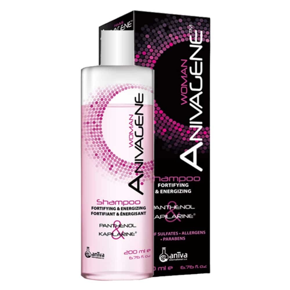 anivagene – woman shampoing fortifiant et energisant – 200ml