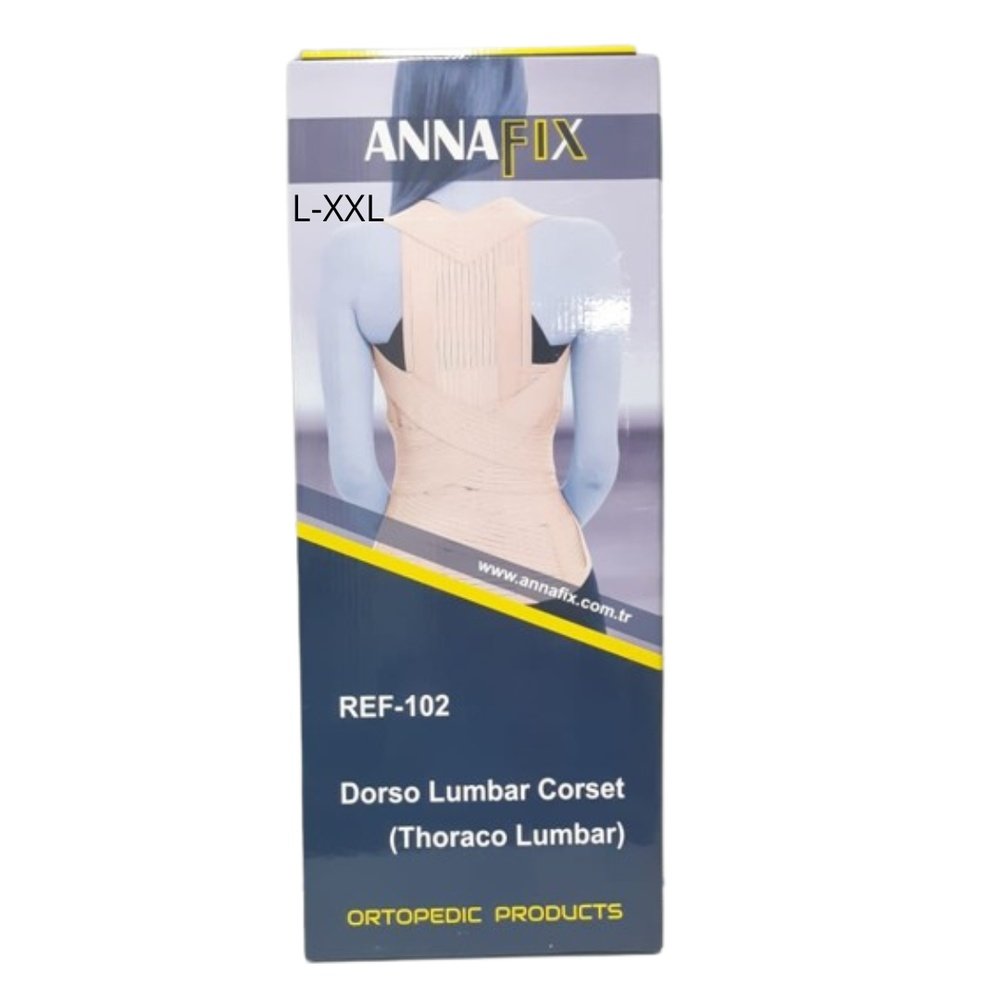 annafix – ceinture dorso lombaire taille 2l xxl ref 102