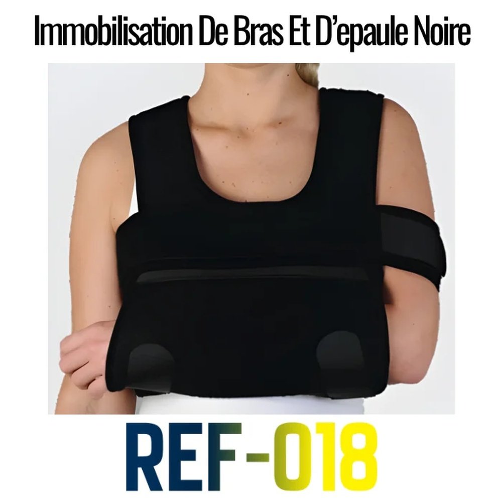 annafix – immobilisation de bras et d’epaule noir ref 018