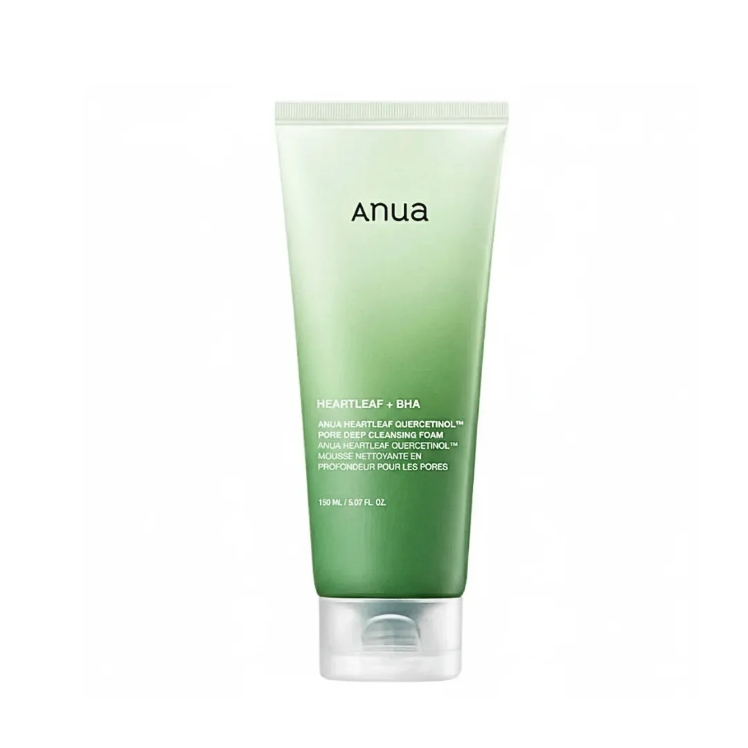 anua – heartleaf quercetinol pore deep cleansing foam – 150ml