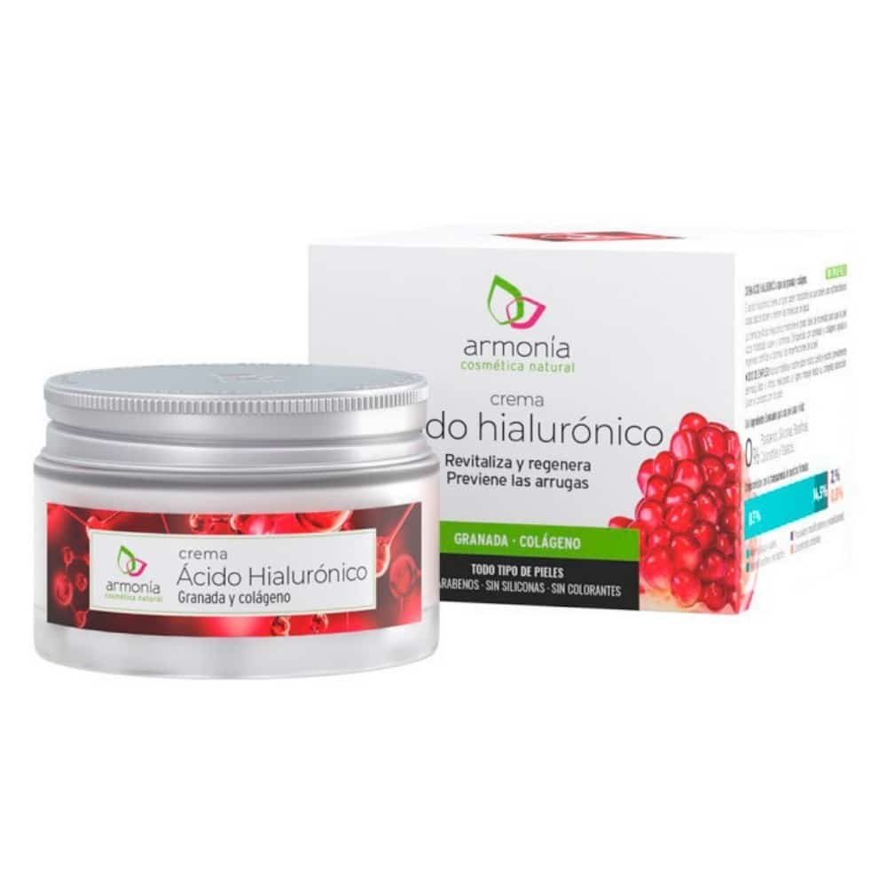 armonia – creme acide hyaluronique grenade et collagene – 50ml