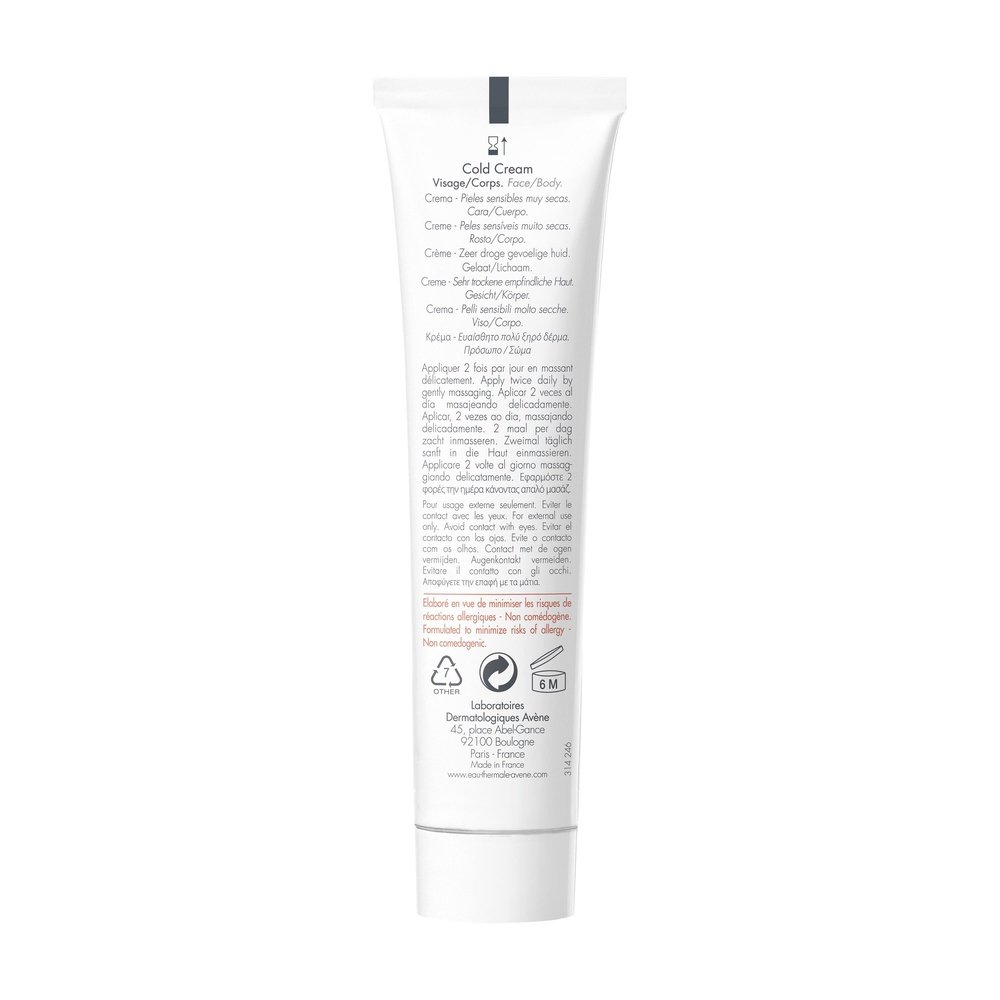 avene – cold cream creme – 40ml avene – cold cream creme – 40ml