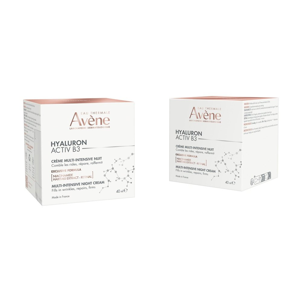 avene – hyaluron activ b3 creme multi intensive nuit – 40ml avene – hyaluron activ b3 creme multi intensive nuit – 40ml
