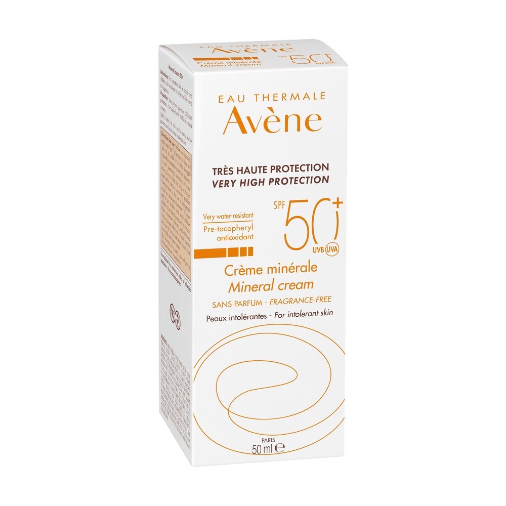 avene – solaire creme minerale spf50+ – 50ml avene – solaire creme minerale spf50+ – 50ml