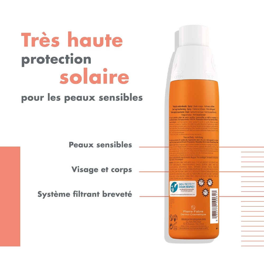 avene – solaire spray spf50 – 200ml avene – solaire spray spf50 – 200ml