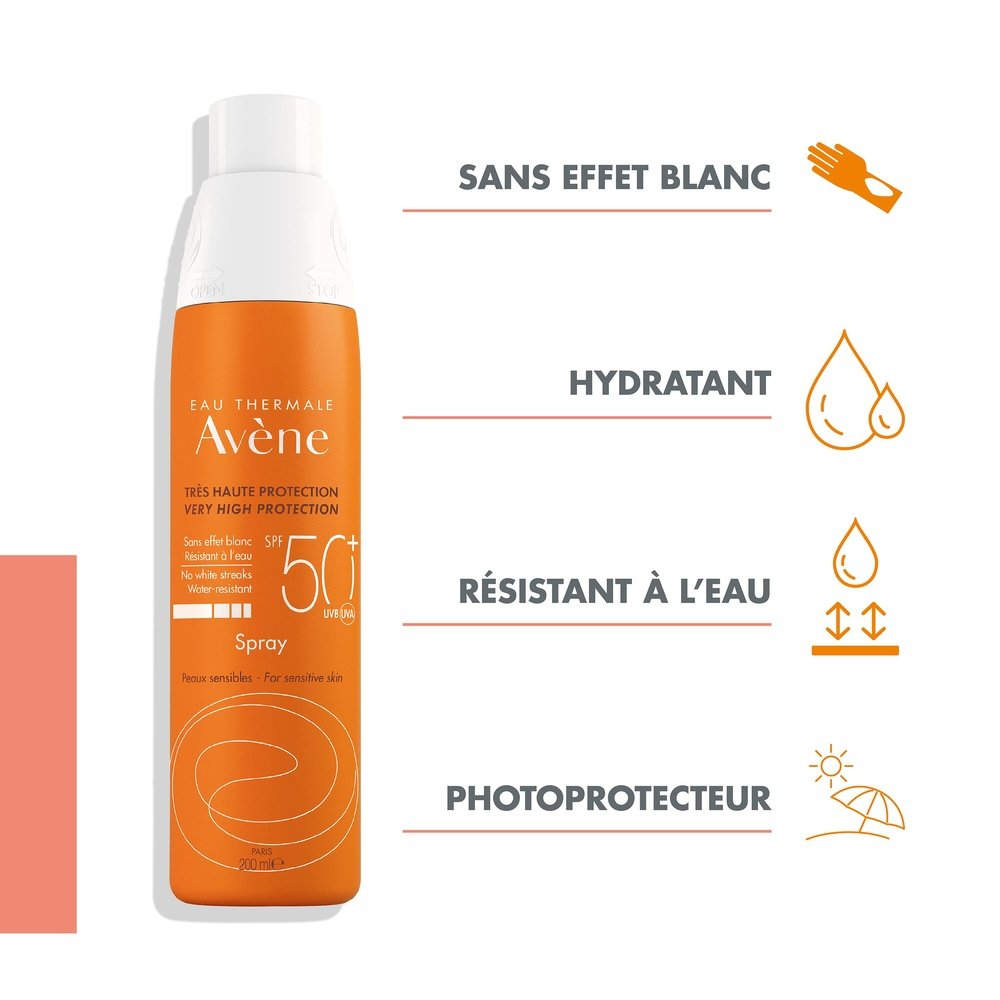 avene – solaire spray spf50 – 200ml avene – solaire spray spf50 – 200ml