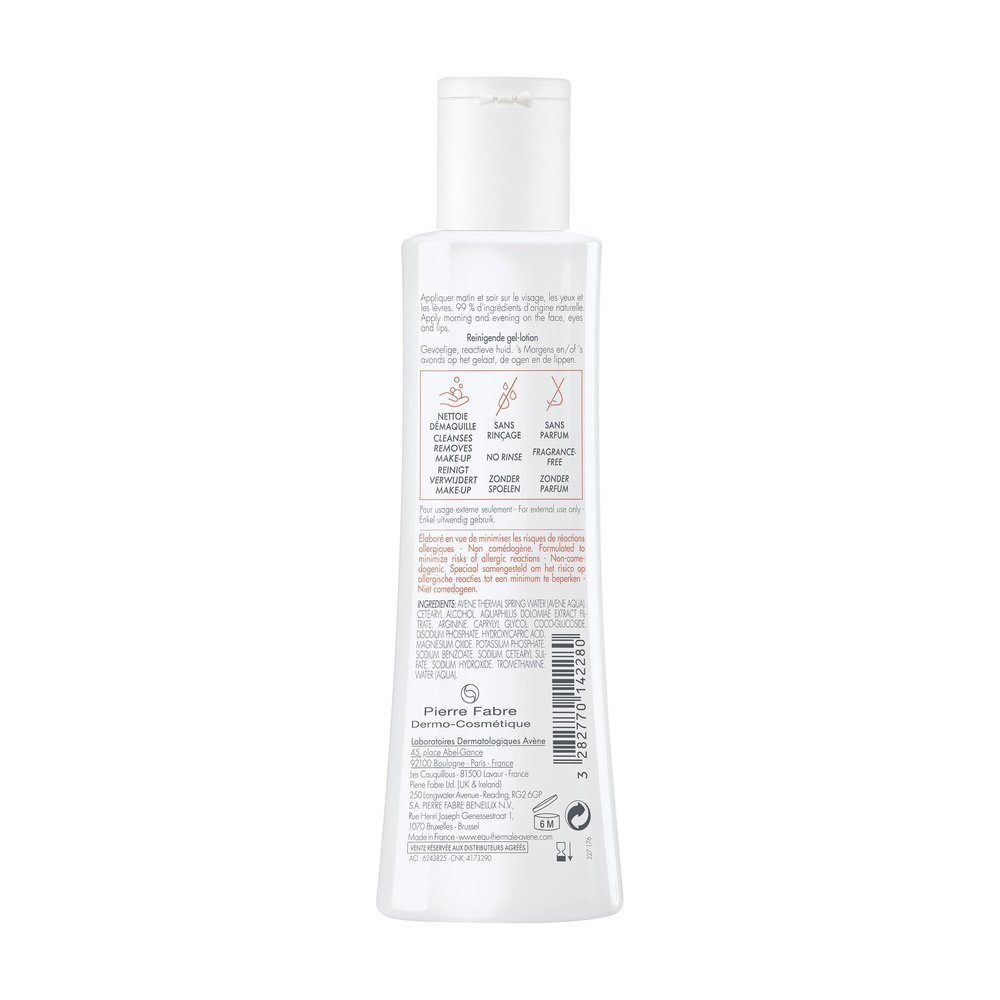avene – tolerance lotion nettoyante gelifiee – 200ml avene – tolerance lotion nettoyante gelifiee – 200ml