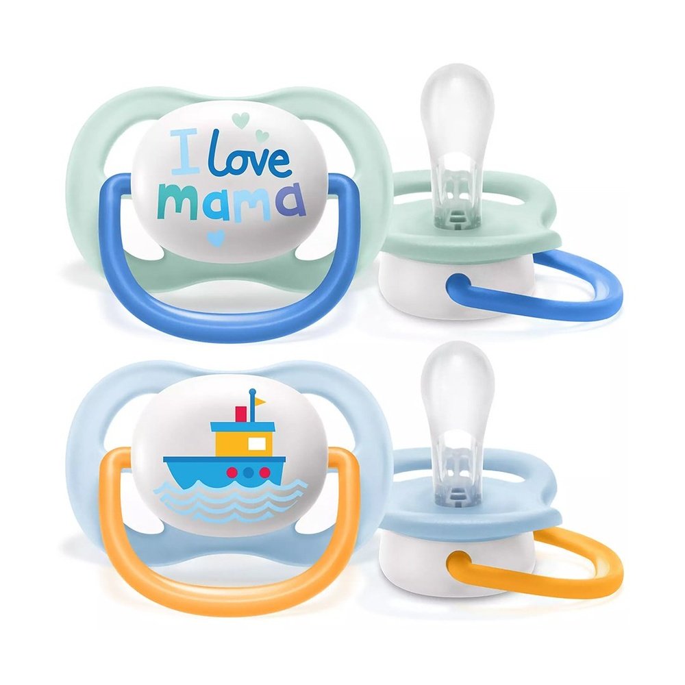 avent – sucette air coll 0 6m boy mam/boa scf080/01